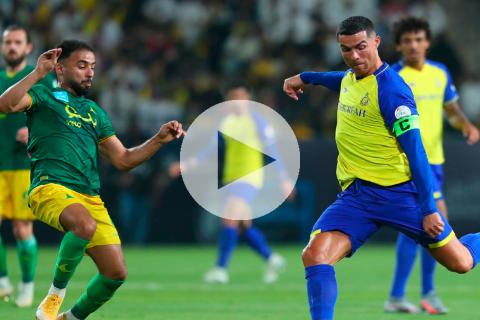 (VIDEO) Al Nassr, con Cristiano, empató y se aleja del título