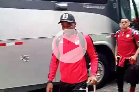 (VIDEO) Santa Fe ya está en Lima para enfrentar a Universitario por la Sudamericana