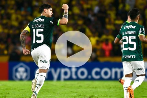 (VIDEO) Palmeiras confirma su recuperación venciendo al Barcelona por Libertadores