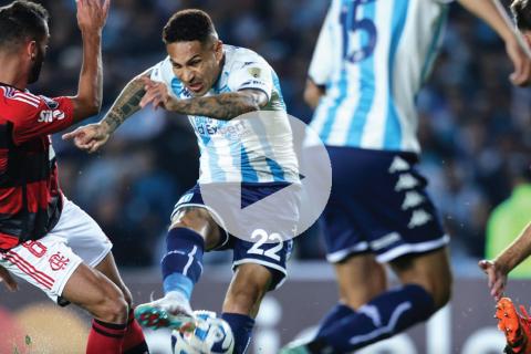 (VIDEO) Con Guerrero, Racing igualó ante Flamengo por la Copa Libertadores