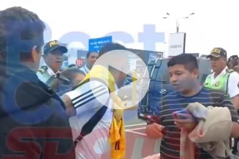 (VIDEO) Siguen los problemas: Hincha encaró a Yotún afuera del aeropuerto