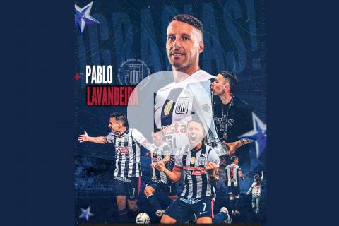 Alianza Lima y su emotiva despedida a Lavandeira: "¡Gracias por todo, Pablo!"
