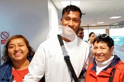 En silencio: Renato Tapia sigue de vacaciones y viajó esta mañana al interior del país