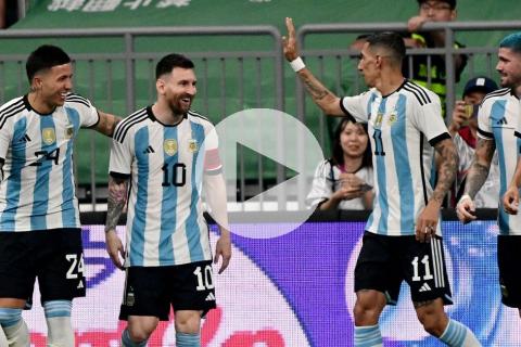 Argentina venció a Australia en amistoso