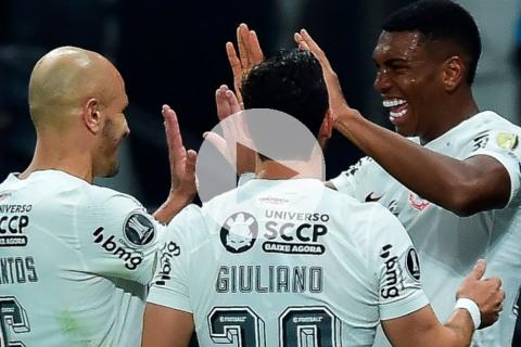(VIDEO) Corinthians goleó y selló su pase a la Sudamericana