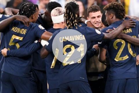 (VIDEO) Francia ganó con gol de Mbappé y quedó cerca de la Eurocopa
