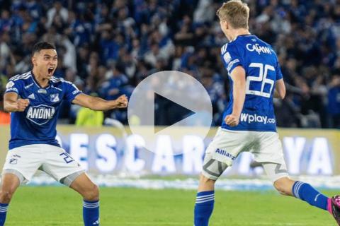 (VIDEO) Millonarios se consagró campeón del fútbol colombiano