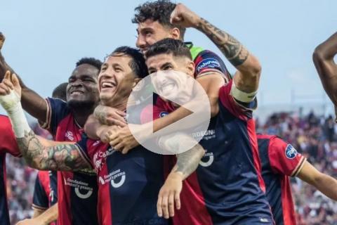 ¡Es de Primera! Con Lapadula de titular, Cagliari venció por 1-0 a Bari y accedió a la Serie A