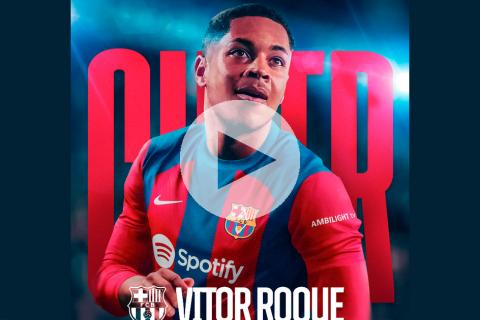 Se hizo oficial: Vitor Roque fue anunciado como nuevo refuerzo de Barcelona