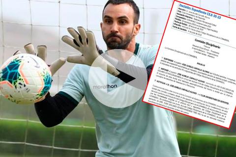 LO ÚLTIMO: Comisión Disciplinaria de Conmebol suspendió por 8 partidos a José Carvallo