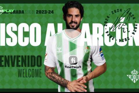 ¡Cambia de camiseta! Isco Alarcón es nuevo jugador del Real Betis