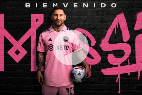 (VIDEO) Inter Miami le dio la bienvenida a Messi