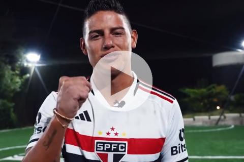 (VIDEO) James Rodríguez fichó por Sao Paulo