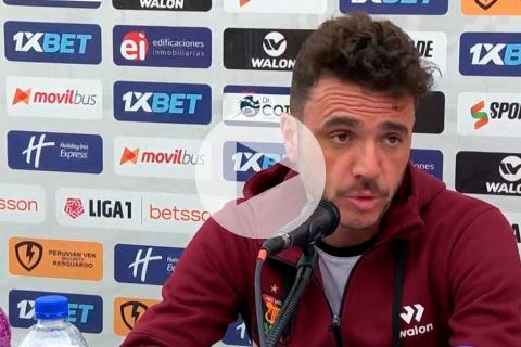 Soso: "Melgar sigue desarrollando su idea de juego y dando pasos hacia adelante"