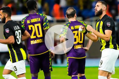 (VIDEO) Benzema volvió a darle la victoria a Al-Ittihad