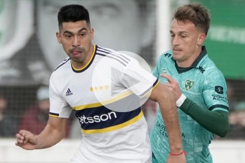 (VIDEO) Sin Advíncula, Boca Juniors cayó por la mínima ante Sarmiento