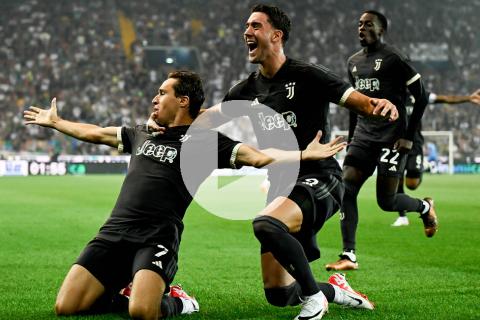 (VIDEO) Juventus debutó en la Serie A con una goleada sobre Udinese
