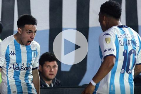 (VIDEO) Racing goleó y dejó fuera al Atlético Nacional
