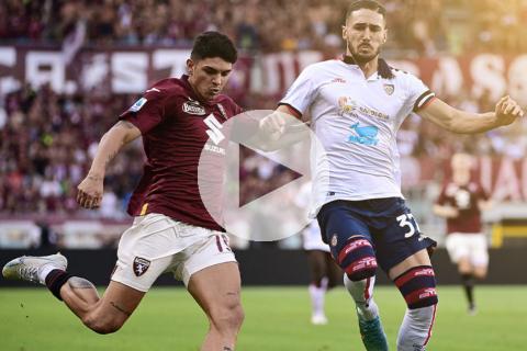 (VIDEO) Cagliari, de Lapadula, empató en su regreso a la Serie A