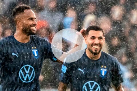 VIDEO) Con gol y asistencia de Sergio Peña, Malmö FF venció 2-1 a Degerfors por liga sueca