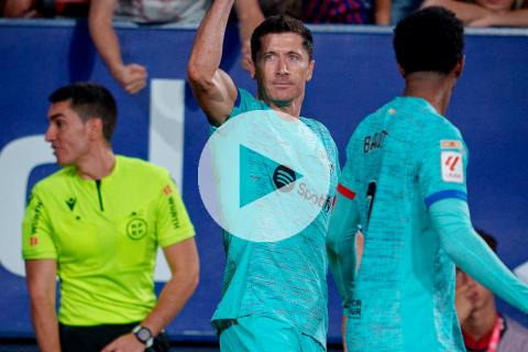(VIDEO) Sobre la hora: Barcelona venció 2-1 a Osasuna y acecha la cima en La Liga
