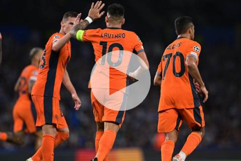 (VIDEO) Inter de Milán salvó punto en su visita a la Real Sociedad