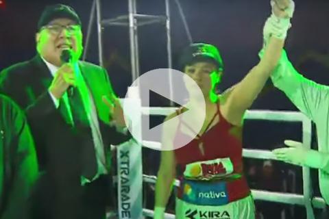 Linda Lecca venció a ecuatoriana Estefanía Alvarado en su vuelta al ring