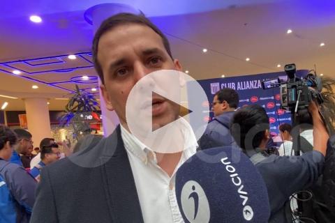 (VIDEO) Montoya tras la inauguración de la tienda blanquiazul: "Nuestra intención es llegar a todo el Perú"