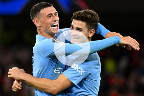 (VIDEO) Manchester City remontó y venció 3-1 a Estrella Roja en su debut en Champions League