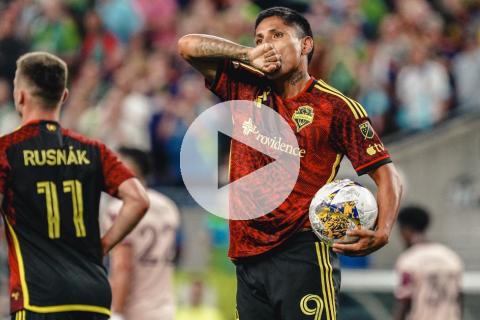 (VIDEO) Ruidíaz anotó en empate de Seattle Sounders