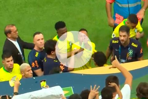 (VIDEO) Tensión en Brasil: Neymar fue agredido tras empate ante Venezuela