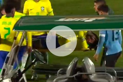 (VIDEO) Neymar se lesionó y salió llorando en camilla