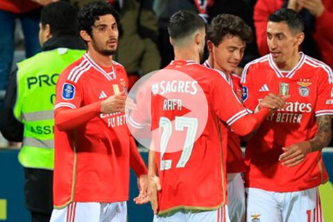 (VIDEO) Benfica debutó con triunfo en la Copa de la Liga de Portugal