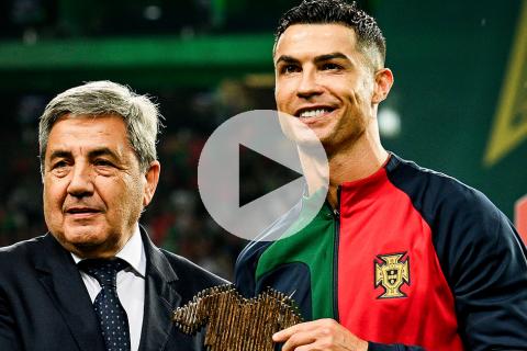 (VIDEO) Portugal reconoció a Cristiano Ronaldo por llegar a 200 partidos con la selección