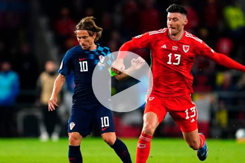 (VIDEO) Croacia cayó ante Gales y complicó su pase a la Eurocopa