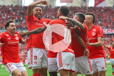 (VIDEO) Inter se olvida de la Libertadores con una victoria en el clásico de Porto Alegre