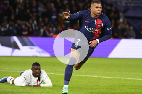PSG goleó al AC Milan y tomó la punta del Grupo F