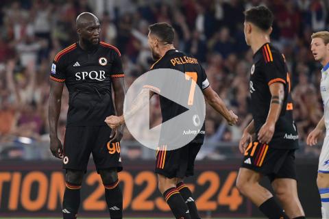 (VIDEO) Roma se lavó la cara con una victoria ante Frosinone en la Serie A