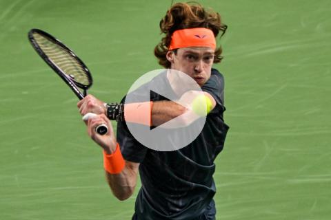 (VIDEO) Rublev dejó en el camino a Dimitrov y ya está en la final del Masters de Shanghái