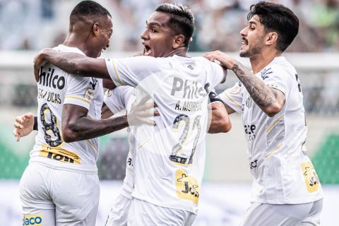 (VIDEO) Santos venció al Palmeiras y escapó de la zona de descenso