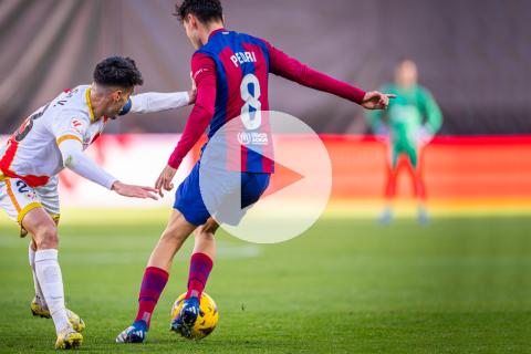 ¡Salvó un punto! Sobre el final, Barcelona igualó 1-1 de visita con Rayo Vallecano