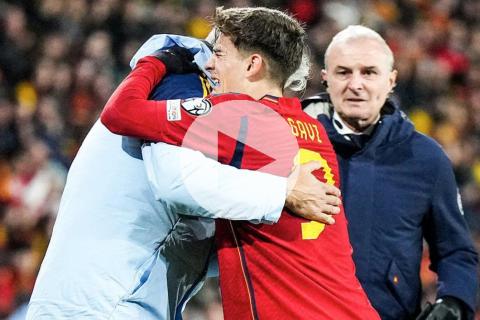 (VIDEO) spaña ganó, pero pierde a Gavi por lesión