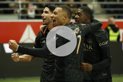 (VIDEO) Mbappé marcó 'hat-trick' y ahora PSG lidera la Ligue 1