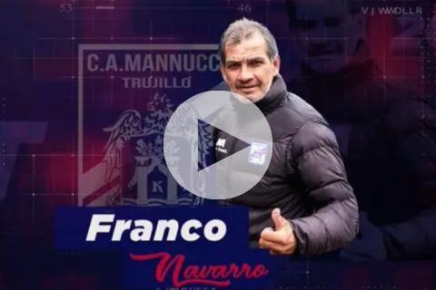 (VIDEO) Franco Navarro es nuevo entrenador de Carlos Mannucci para la Liga1 Betsson 2024