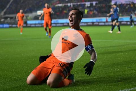 Inter de Milán derrotó por 2-1 a Atalanta y es líder de la Serie A