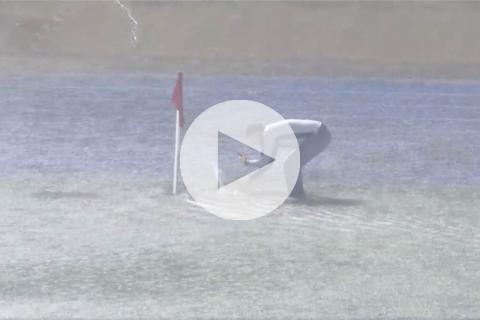 (VIDEO) Imposible jugar así: Se pospuso el Jamaica - Canadá por lluvias