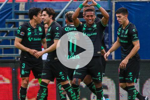 (VIDEO) Con gol de Aquino, Santos Laguna venció 2-0 a Atl. San Luis