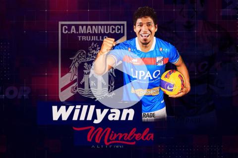 Willyan Mimbela es nuevo jugador de Carlos Mannucci