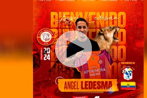 ¡Se sigue armando! Ecuatoriano Ángel Ledesma llega para jugar en Los Chankas