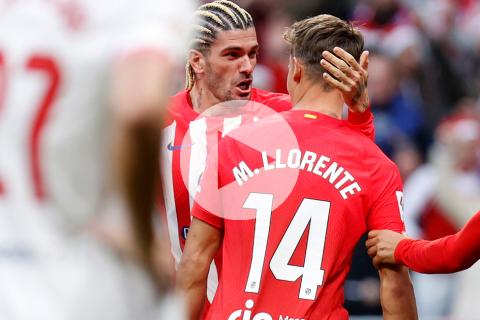 (VIDEO) Atlético de Madrid triunfó por la mínima ante Sevilla